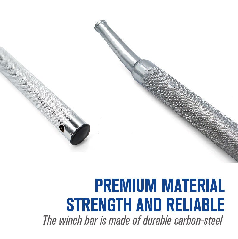 Heavy-duty Winch Bar Premium Material Chrome Winch Bar