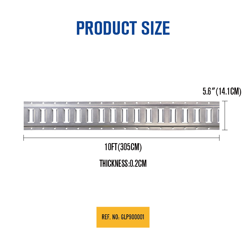 Heavy-Duty Galvanized Steel E-Track System