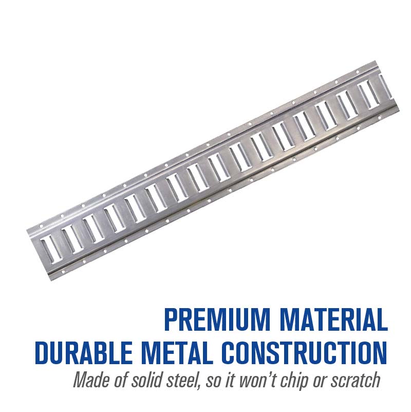 Heavy-Duty Galvanized Steel E-Track System