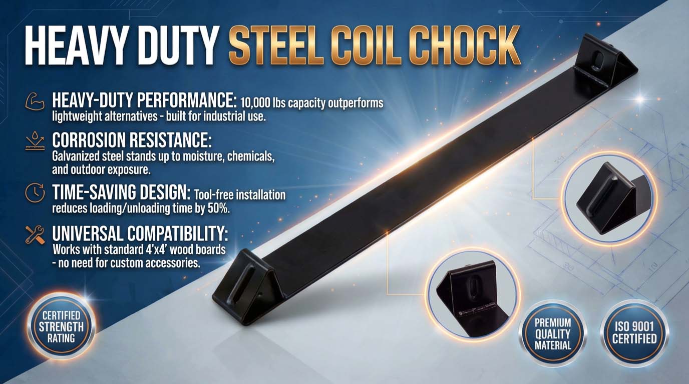 33 Inch Long Heavy Duty Steel Coil Rack