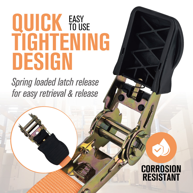 Ratchet Strap with S Hooks