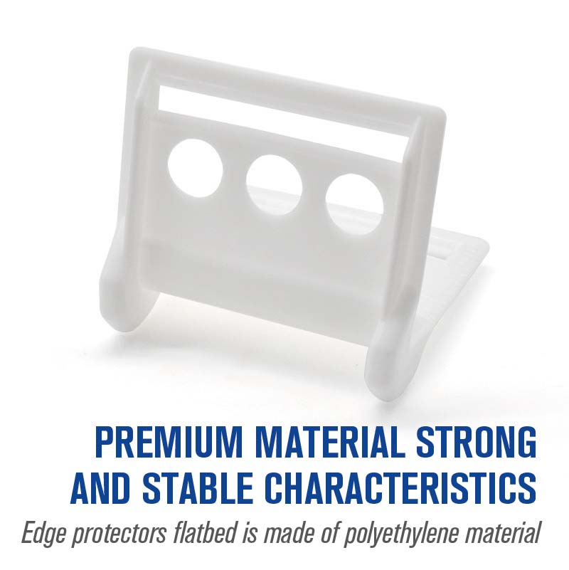 Plastic Corner Guard for Tie Down Straps